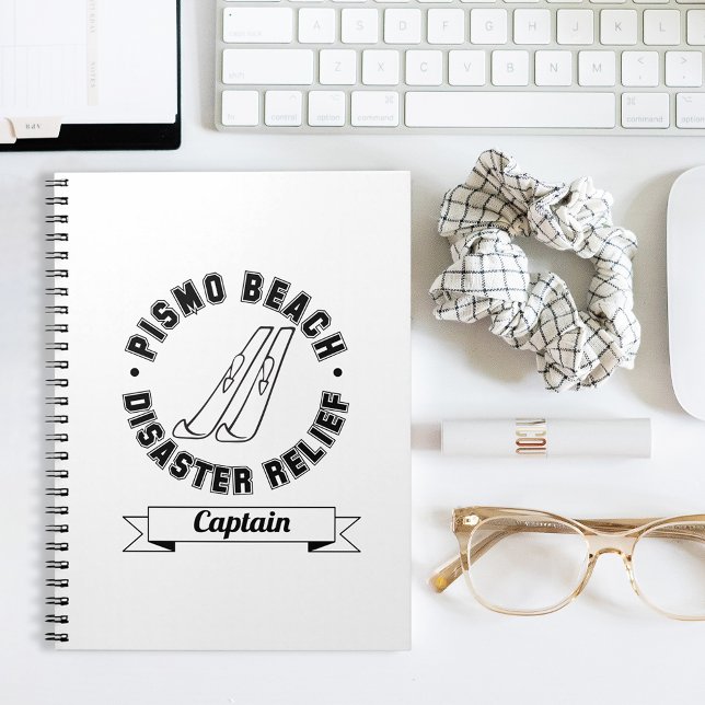 Pismo Beach Secours Capitaine Carnet (Créateur téléchargé)