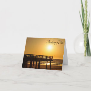 Pismo Pier in the Sun Note Card