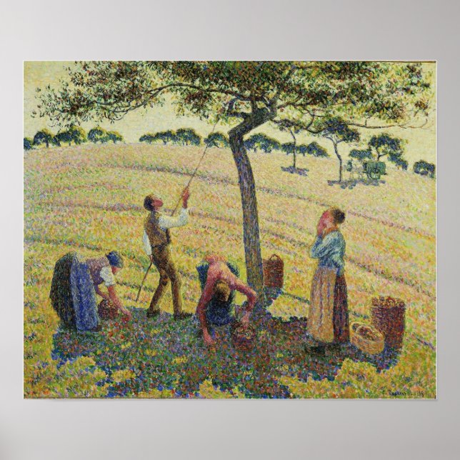 Pissarro - Apple Pickers Eragny 1888 Poster (Front)