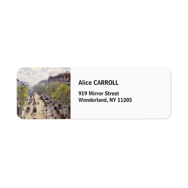 Pissarro - Boulevard Montmartre, Printemps (Devant)