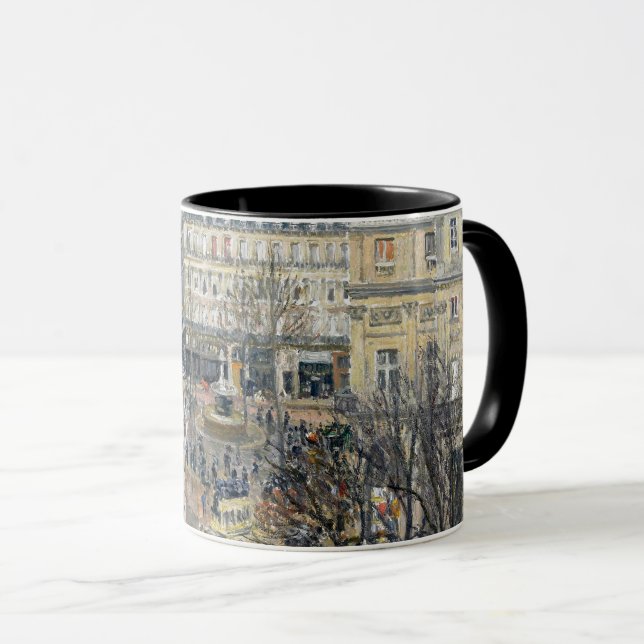 Pissarro - French Theatre Square, Paris, Mug (Front Right)