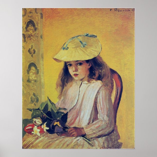 Pissarro - Portrait Of Jeanne 1872 Poster (Front)