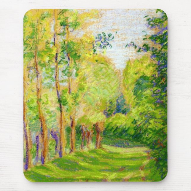 Pissarro's "Landscape at St Charles" - Mousepad (Front)
