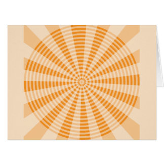 Pissenlit, Spirale Orange, Art Abstrait Bohème
