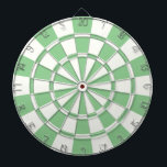 Pistachio And White Dartboard<br><div class="desc">Pistachio And White Dart Board</div>