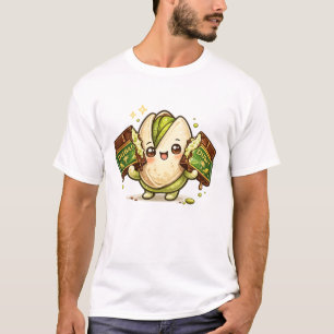Pistachio Dubai Chocolate Kawaii T-Shirt