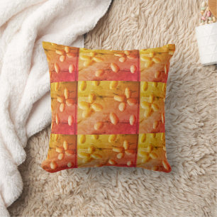 Pistachio Flowers Throw Pillow