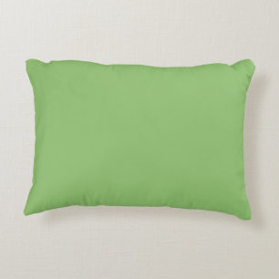 Pistachio green accent pillow