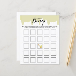 Pistachio IceCream Bridal Shower Bridal Bingo Game