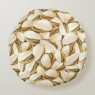 Pistachios Round Pillow