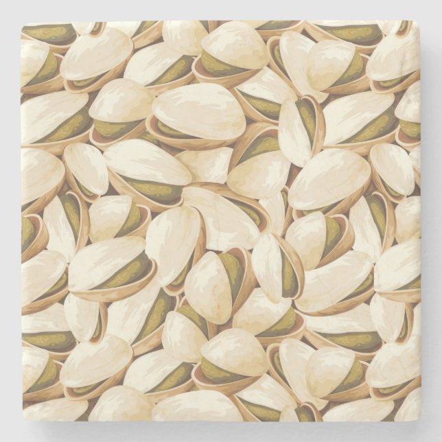 Pistachios Stone Coaster (Front)