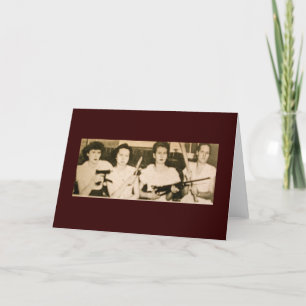 Pistol Packing Carte de voeux de maman