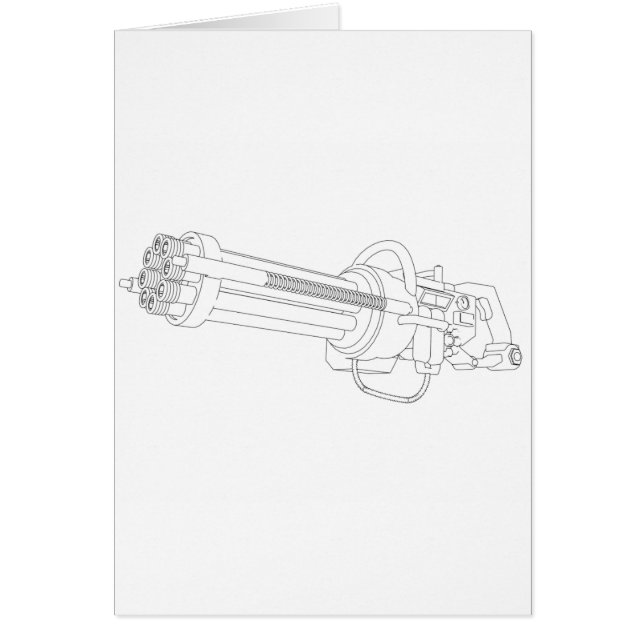 Pistolet à rotation Steampunk (Devant)