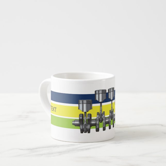 Piston Crankshaft Espresso Cup (Front Left)
