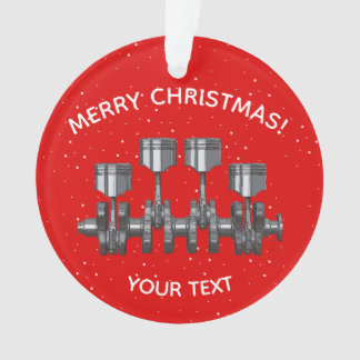 Piston Crankshaft -Turbocharger Ornament