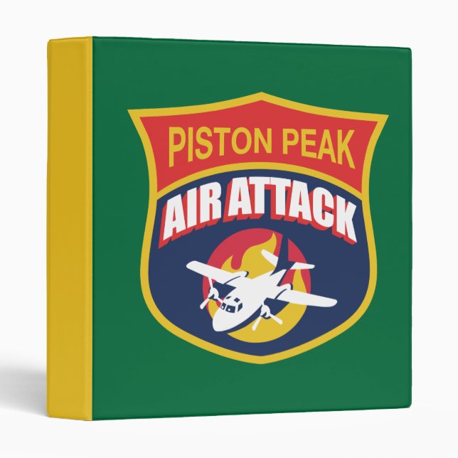 Piston Peak Air Attack Badge Binder (Front/Spine)