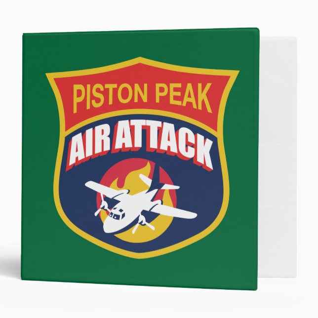 Piston Peak Air Attack Badge Binder (Front/Inside)
