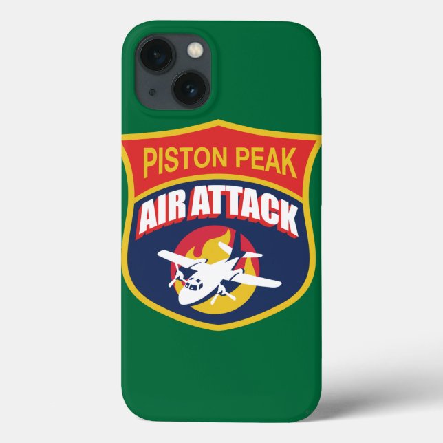 Piston Peak Air Attack Badge Case-Mate iPhone Case (Back)