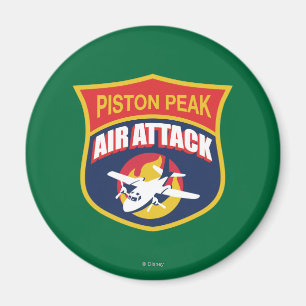 Piston Peak Air Attack Badge Magnet