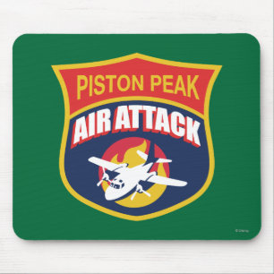 Piston Peak Air Attack Badge Mouse Pad