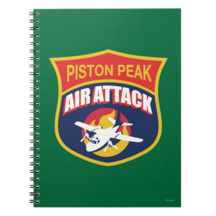Piston Peak Air Attack Badge Notebook