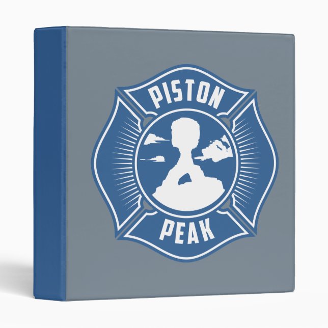 Piston Peak Badge Binder (Front/Spine)