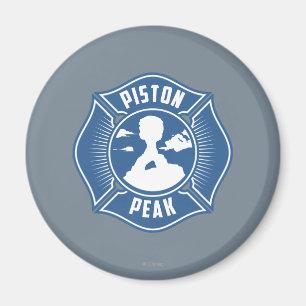 Piston Peak Badge Magnet