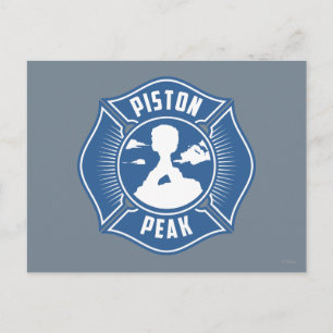 Piston Peak Badge Postcard