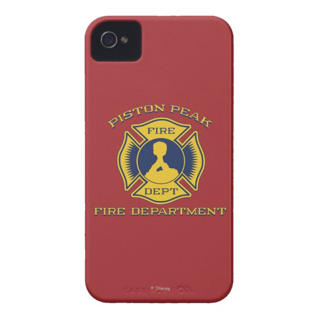 Piston Peak Fire Department Badge Case-Mate iPhone Case (Back)