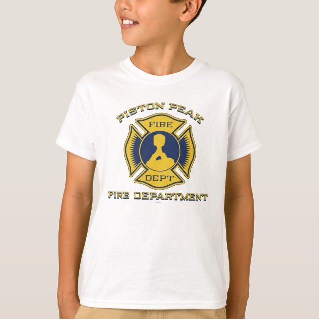 Piston Peak Fire Department Badge T-Shirt (Front)