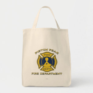 Piston Peak Fire Department Badge Tote Bag