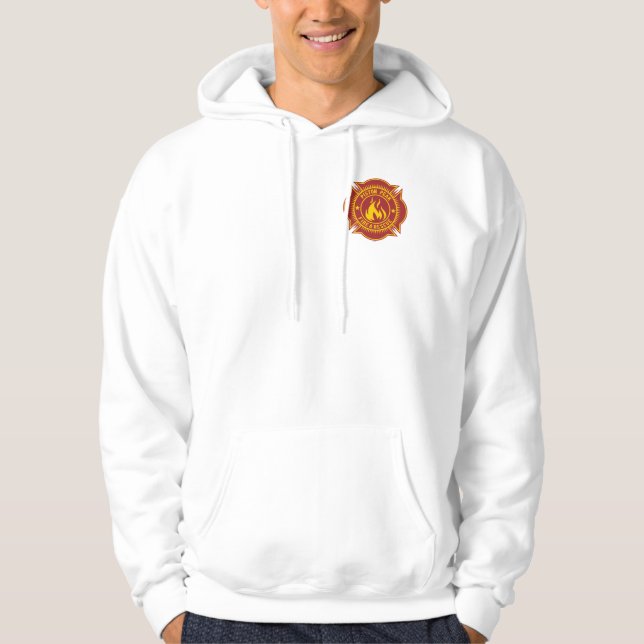 Piston Peak Fire & Rescue Badge Hoodie (Front)