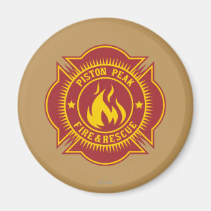 Piston Peak Fire & Rescue Badge Magnet