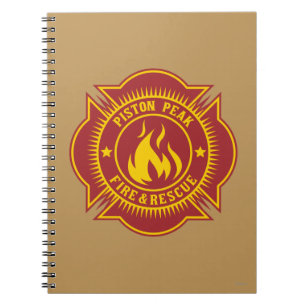 Piston Peak Fire & Rescue Badge Notebook