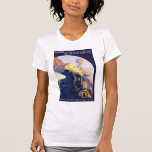 Piston Peak Railroad Illustration T-Shirt