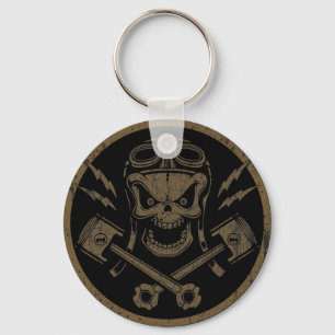 Piston Pistoff II -silver/gold Keychain