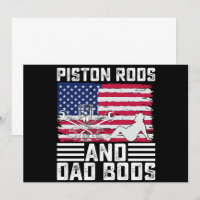 Piston Rods And Dad Bods Mechanic Usa 4th Of July
