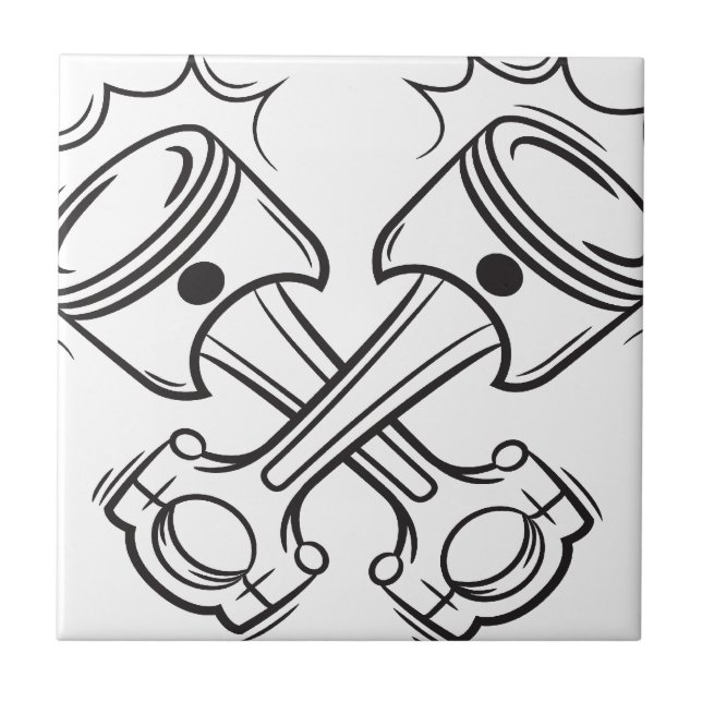 Pistons Tile (Front)