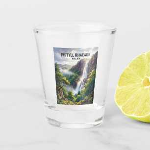 Pistyll Rhaeadr Waterfall, Llanrhaeadr-ym-Mochnant Shot Glass