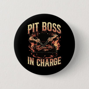Pit Boss In Charge Bbq Grill Masters Pitmaster Mea 2 Inch Round Button