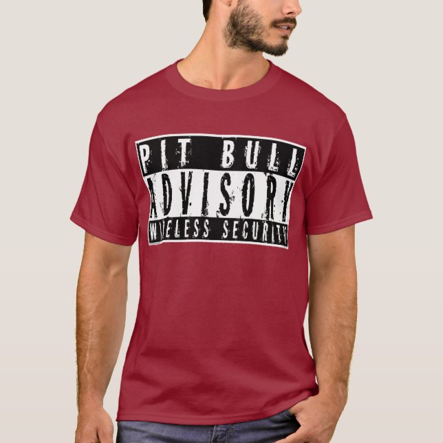 Pit Bull Advisory Wireless Security T-Shirt (Front)