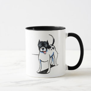 Pit Bull APBT Black White Mug