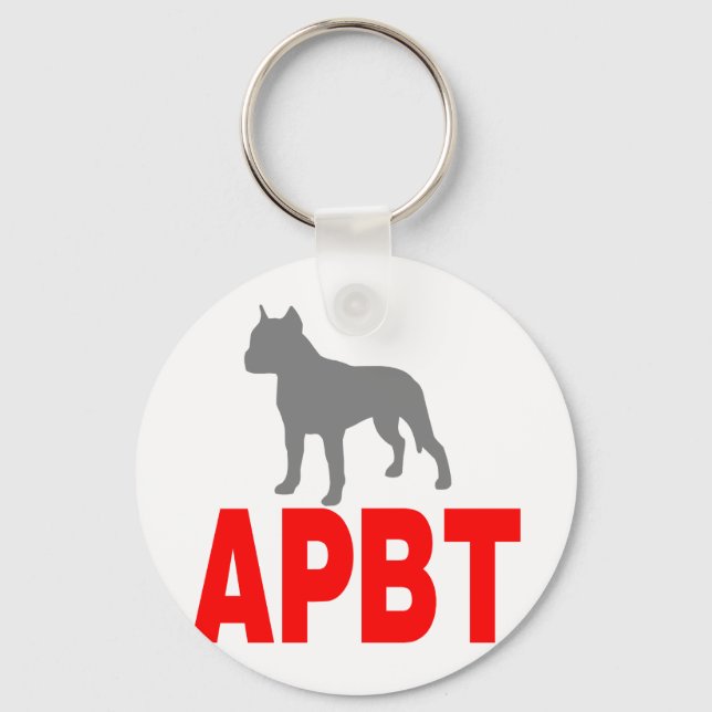 PIT BULL APBT KEYCHAIN (Front)