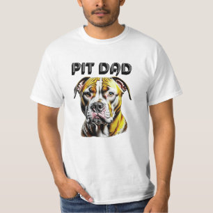 Pit Bull Dad Dog Lover's T-Shirt