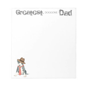 Pit Bull Dad Notepad