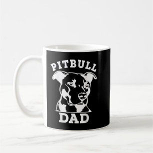 Pit Bull Dad T-Shirt (pitbull tee shirt, pitbull o Coffee Mug