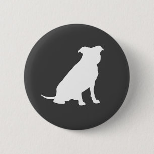 Pit Bull Dog Baby Pitbull Shower Gender Neutral 2 Inch Round Button