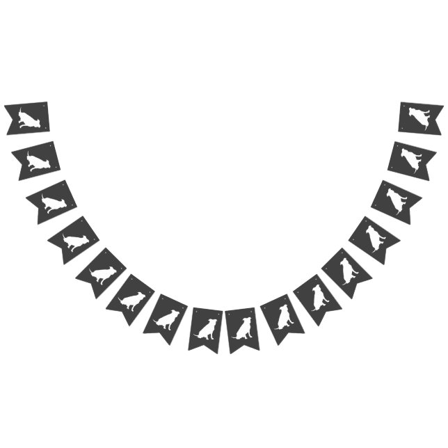 Pit Bull Dog Baby Pitbull Shower Gender Neutral Bunting Flags (All)