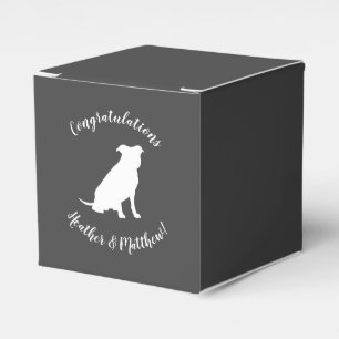 Pit Bull Dog Baby Pitbull Shower Gender Neutral Favor Box