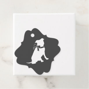 Pit Bull Dog Baby Pitbull Shower Gender Neutral Favour Tags